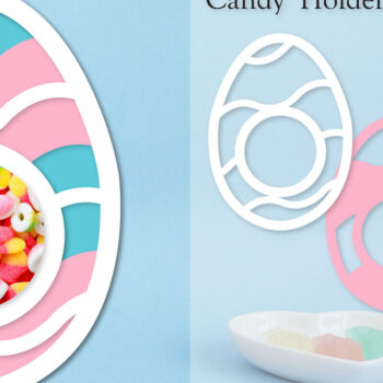 Intra απο ξύλο plywood 3mm-4mm πάχος - Easter Egg Candy Dome Horder  Δίασταση 15x15 cm INTRAFABR-91645174 - Image 1