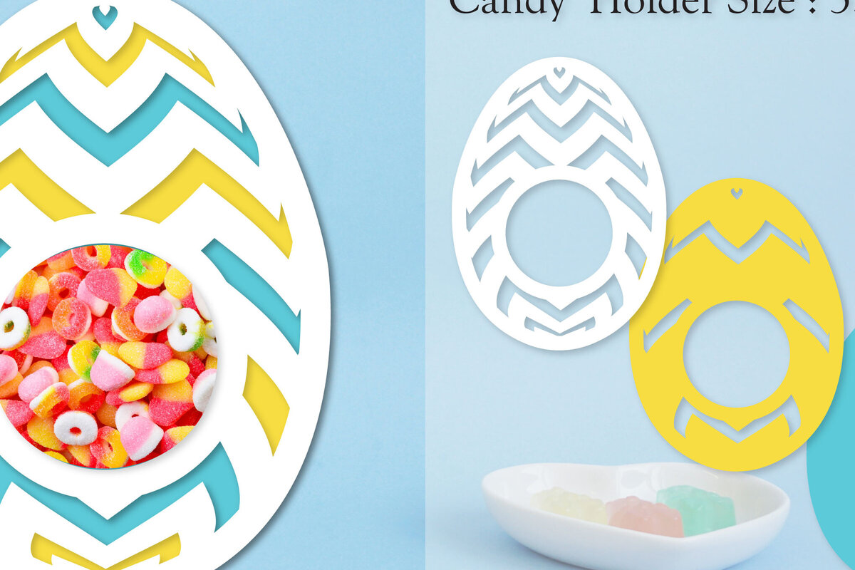 Intra απο ξύλο plywood 3mm-4mm πάχος - Easter Egg Candy Dome Horder  Δίασταση 15x15 cm INTRAFABR-91645277