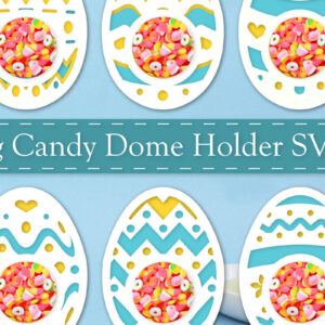 Intra απο ξύλο plywood 3mm-4mm πάχος - Πασχαλινά αυγά Candy Dome Horder  Πακέτα Δίασταση 15x15 cm INTRAFABR-91762509