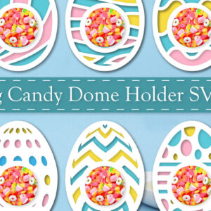 Intra απο ξύλο plywood 3mm-4mm πάχος - Πασχαλινά αυγά Candy Dome Horder  Πακέτα Δίασταση 15x15 cm INTRAFABR-91672395