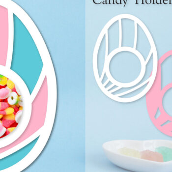 Intra απο ξύλο plywood 3mm-4mm πάχος - Easter Egg Candy Dome Horder  Δίασταση 15x15 cm INTRAFABR-91644887 - Image 1