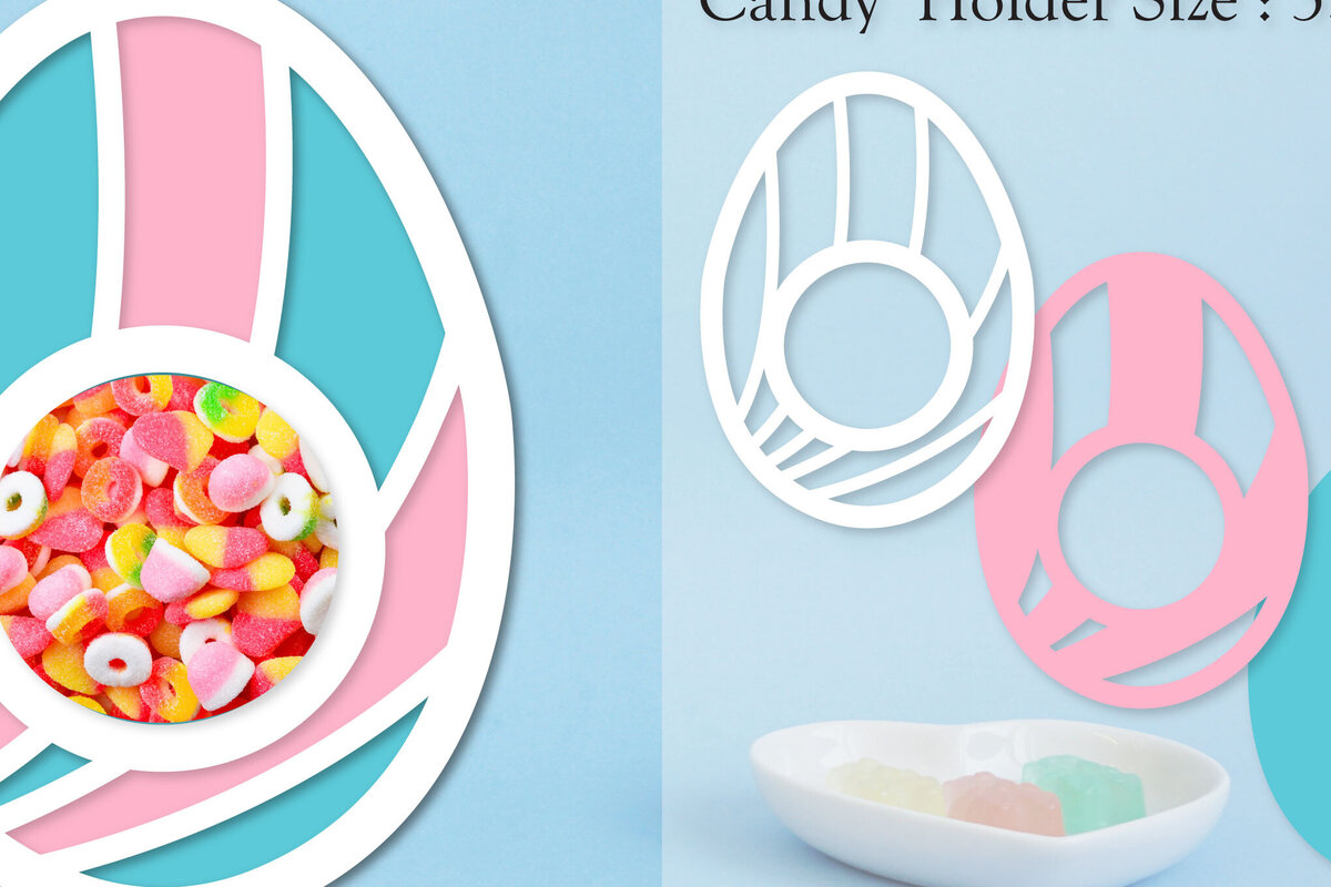 Intra απο ξύλο plywood 3mm-4mm πάχος - Easter Egg Candy Dome Horder  Δίασταση 15x15 cm INTRAFABR-91644887