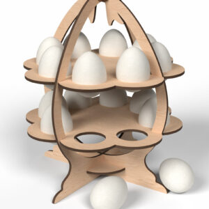 Intra απο ξύλο plywood 3mm-4mm πάχος - Βάση προβολής πασχαλινών αυγών  Δίασταση 20x20 cm INTRAFABR-116902456