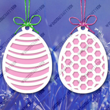 Intra απο ξύλο plywood 3mm-4mm πάχος - Πασχαλινό δέμα κρεμαστό αυγό Δίασταση 6x6 cm INTRAFABR-119658100 - Image 5