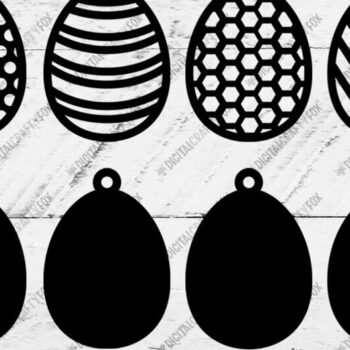 Intra απο ξύλο plywood 3mm-4mm πάχος - Πασχαλινό δέμα κρεμαστό αυγό Δίασταση 6x6 cm INTRAFABR-119658100 - Image 6