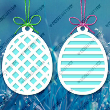 Intra απο ξύλο plywood 3mm-4mm πάχος - Πασχαλινό αυγό Κρεμαστό  , αυγών Δίασταση 6x6 cm INTRAFABR-119562449 - Image 1