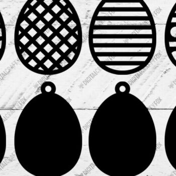 Intra απο ξύλο plywood 3mm-4mm πάχος - Πασχαλινό αυγό Κρεμαστό  , αυγών Δίασταση 6x6 cm INTRAFABR-119562449 - Image 2