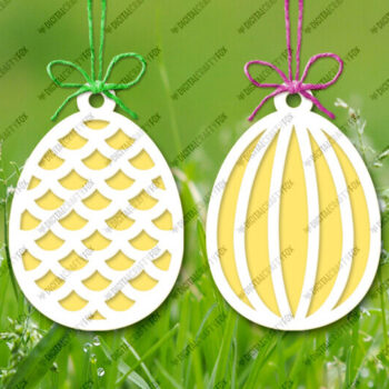 Intra απο ξύλο plywood 3mm-4mm πάχος - Πασχαλινό αυγό Κρεμαστό  , αυγών Δίασταση 6x6 cm INTRAFABR-119541967 - Image 1