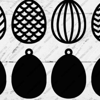 Intra απο ξύλο plywood 3mm-4mm πάχος - Πασχαλινό αυγό Κρεμαστό  , αυγών Δίασταση 6x6 cm INTRAFABR-119541967 - Image 2