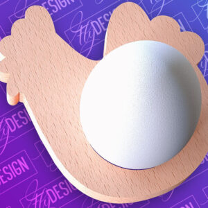 Intra απο ξύλο plywood 3mm-4mm πάχος - Πασχαλινή Αυγοθήκη |  CNC Δίασταση 15x15 cm INTRAFABR-91959331