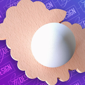 Intra απο ξύλο plywood 3mm-4mm πάχος - Πασχαλινή Αυγοθήκη |  CNC Δίασταση 15x15 cm INTRAFABR-91959365 - Image 1