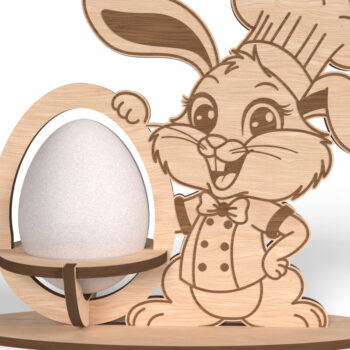 Intra απο ξύλο plywood 3mm-4mm πάχος - Πασχαλινή θήκη αυγών  Bundle Cut Laser Δίασταση 6x6 cm INTRAFABR-116998680 - Image 7