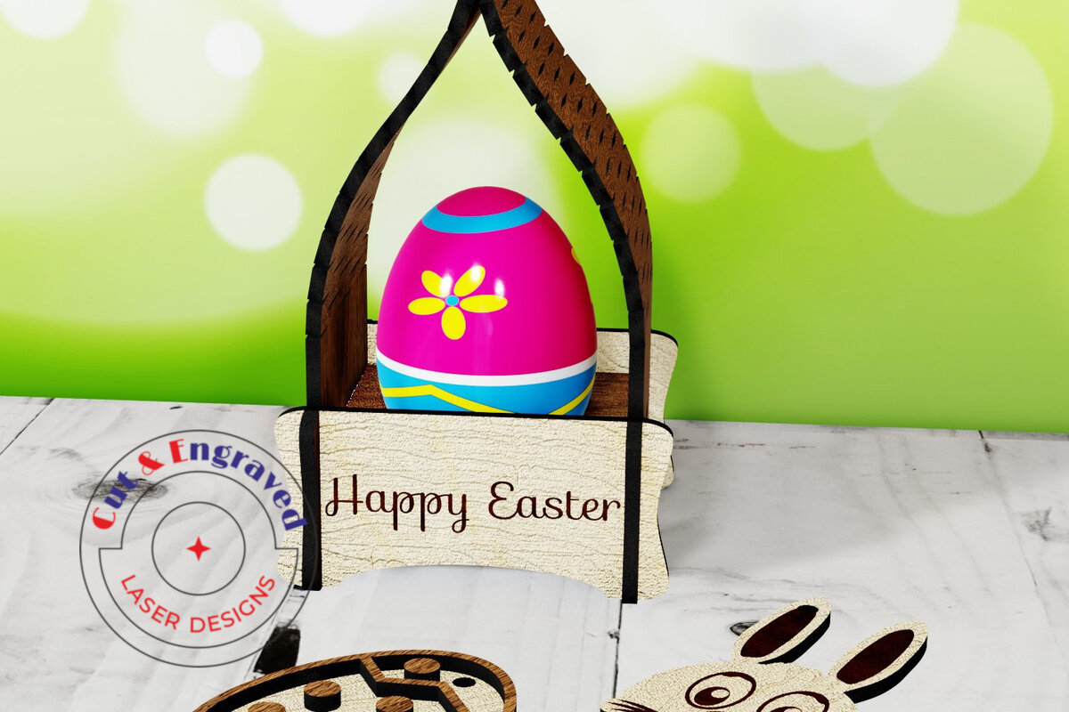 Intra απο ξύλο plywood 3mm-4mm πάχος - Πασχαλινή αυγοθήκη Δίασταση 4x4 cm INTRAFABR-26277358