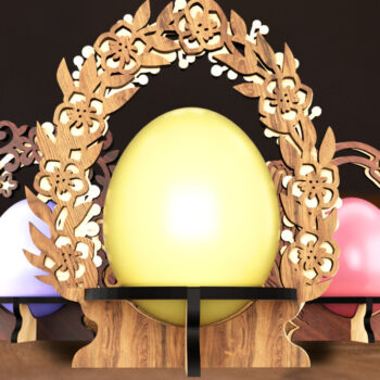 Intra απο ξύλο plywood 3mm-4mm πάχος - Σετ Πασχαλινές Αυγοθήκες Δίασταση 5x4 cm INTRAFABR-118306540 - Image 6