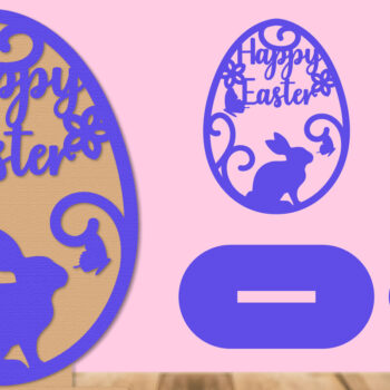 Intra απο ξύλο plywood 3mm-4mm πάχος - πασχαλινών αυγών Δίασταση 30x20 cm INTRAFABR-115715671 - Image 3