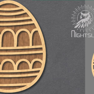 Intra απο ξύλο plywood 3mm-4mm πάχος - Διακόσμηση πασχαλινών αυγών κοπής με λέιζερ 1 Δίασταση 20x20 cm INTRAFABR-118736414