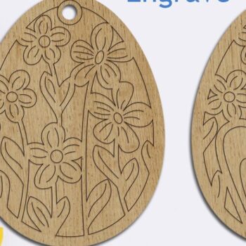 Intra απο ξύλο plywood 3mm-4mm πάχος - Πασχαλινών αυγών, Ετικέτα δώρου για το Πάσχα Δίασταση 30x20 cm INTRAFABR-89697913 - Image 1