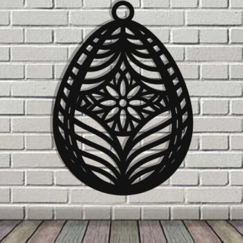 Intra απο ξύλο plywood 3mm-4mm πάχος - Τέχνη τοίχου με λέιζερ πασχαλινό αυγό Δίασταση 40x50 cm INTRAFABR-116485793 - Image 3