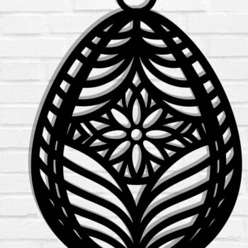 Intra απο ξύλο plywood 3mm-4mm πάχος - Αρχεία  κοπής πασχαλινών αυγών με λέιζερ Δίασταση 40x50 cm INTRAFABR-116090925 - Image 1