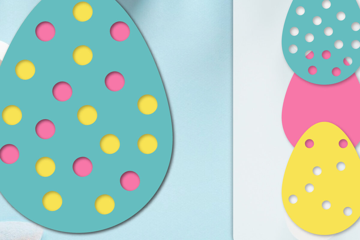 Intra απο ξύλο plywood 3mm-4mm πάχος - με στρώσεις πασχαλινών αυγών Δίασταση 20x20 cm INTRAFABR-115684469