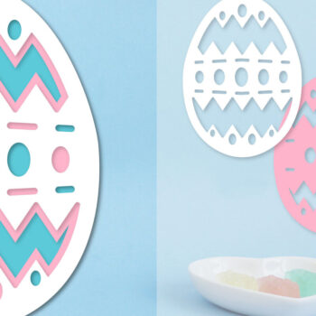 Intra απο ξύλο plywood 3mm-4mm πάχος - Πασχαλινά αυγά Papercut  Πακέτα Δίασταση 15x15 cm INTRAFABR-91671417 - Image 3