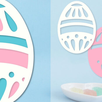 Intra απο ξύλο plywood 3mm-4mm πάχος - Πασχαλινά αυγά Papercut  Πακέτα Δίασταση 15x15 cm INTRAFABR-91671417 - Image 6