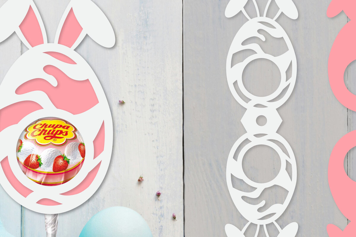 Intra απο ξύλο plywood 3mm-4mm πάχος - Πασχαλινή θήκη για γλειφιτζούρι  Δίασταση 15x15 cm INTRAFABR-92026351