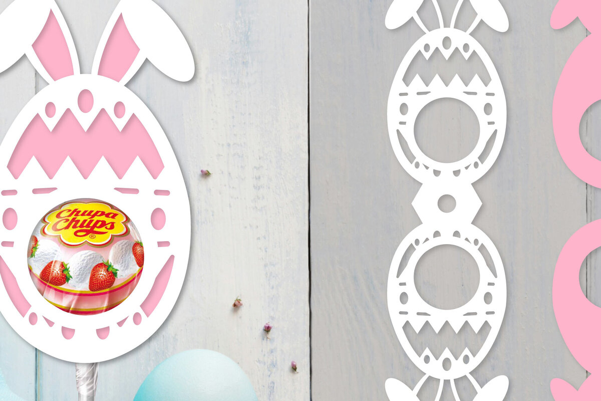 Intra απο ξύλο plywood 3mm-4mm πάχος - Πασχαλινή θήκη για γλειφιτζούρι  Δίασταση 15x15 cm INTRAFABR-92104195