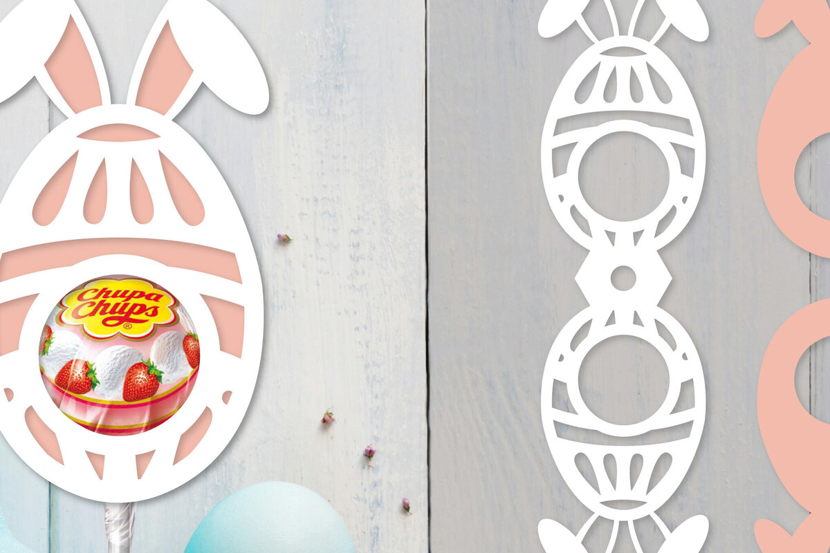 Intra απο ξύλο plywood 3mm-4mm πάχος - Πασχαλινή θήκη για γλειφιτζούρι  Δίασταση 15x15 cm INTRAFABR-92104374