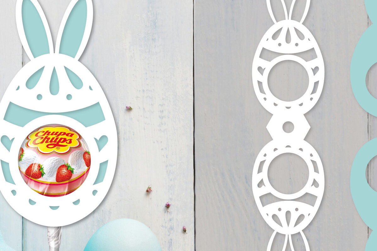 Intra απο ξύλο plywood 3mm-4mm πάχος - Πασχαλινή θήκη για γλειφιτζούρι  Δίασταση 15x15 cm INTRAFABR-92104428