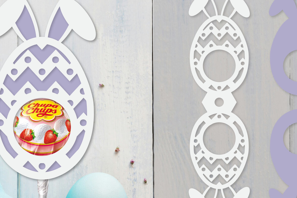 Intra απο ξύλο plywood 3mm-4mm πάχος - Πασχαλινή θήκη για γλειφιτζούρι  Δίασταση 15x15 cm INTRAFABR-92104464