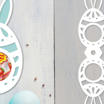 Intra απο ξύλο plywood 3mm-4mm πάχος - Πακέτο  θήκης πασχαλινών αυγών Δίασταση 15x15 cm INTRAFABR-92104761 - Image 4