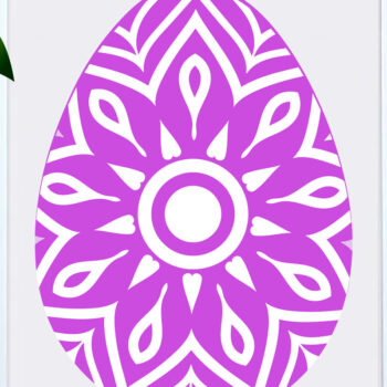 Intra απο ξύλο plywood 3mm-4mm πάχος - Πασχαλινό αυγό Μάνταλα Δίασταση 30x30 cm INTRAFABR-102801654 - Image 1