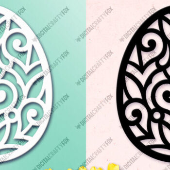 Intra απο ξύλο plywood 3mm-4mm πάχος - Πασχαλινό αυγό Mandala ,  αυγών Δίασταση 30x30 cm INTRAFABR-115499069 - Image 1