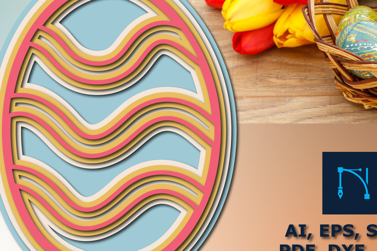 Intra απο ξύλο plywood 3mm-4mm πάχος - Πασχαλινό αυγό Πολυστρωματικό  κοπής  Δίασταση 15x15 cm INTRAFABR-24756327