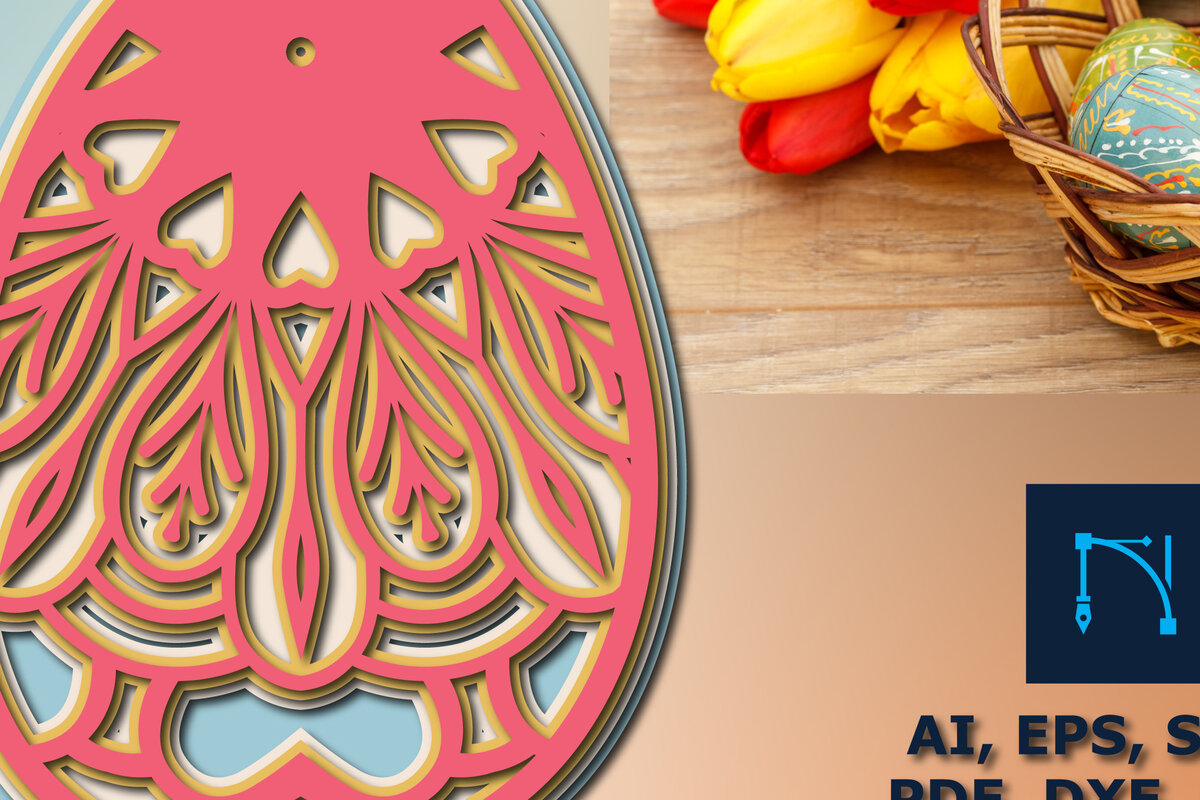 Intra απο ξύλο plywood 3mm-4mm πάχος - Πασχαλινό αυγό Πολυστρωματικό  κοπής  Δίασταση 15x15 cm INTRAFABR-24756547