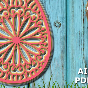 Intra απο ξύλο plywood 3mm-4mm πάχος - Πασχαλινό αυγό Πολυστρωματικό κοπής Δίασταση 15x15 cm INTRAFABR-24758218 - Image 1