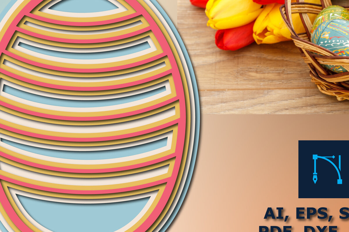 Intra απο ξύλο plywood 3mm-4mm πάχος - Πασχαλινό αυγό Πολυστρωματικό  κοπής  Δίασταση 15x15 cm INTRAFABR-24756067