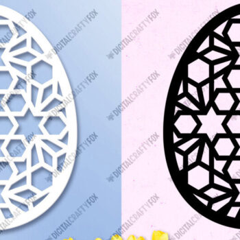 Intra απο ξύλο plywood 3mm-4mm πάχος - Πασχαλινό Αβγό Paper Cut Bundle , Egg  Δίασταση 6x6 cm INTRAFABR-115642522 - Image 5