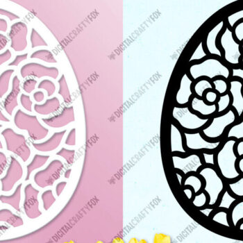 Intra απο ξύλο plywood 3mm-4mm πάχος - Πασχαλινό Αβγό Paper Cut Bundle , Egg  Δίασταση 6x6 cm INTRAFABR-115642522 - Image 8