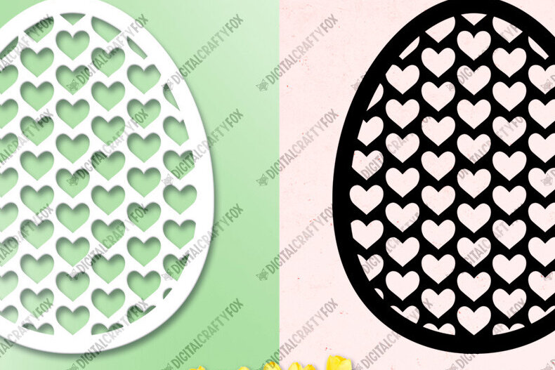 Intra απο ξύλο plywood 3mm-4mm πάχος - Πασχαλινό αυγό Κόψιμο χαρτιού ,  αυγών Δίασταση 6x6 cm INTRAFABR-114837640