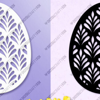 Intra απο ξύλο plywood 3mm-4mm πάχος - Πασχαλινό αυγό Κόψιμο χαρτιού ,  αυγών Δίασταση 6x6 cm INTRAFABR-115499050 - Image 1