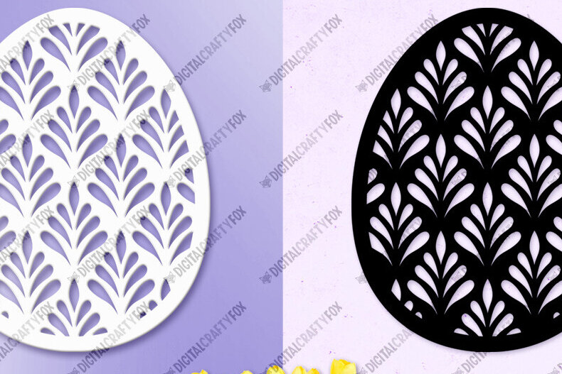 Intra απο ξύλο plywood 3mm-4mm πάχος - Πασχαλινό αυγό Κόψιμο χαρτιού ,  αυγών Δίασταση 6x6 cm INTRAFABR-115499050