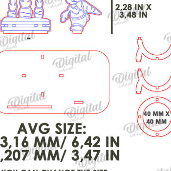Intra απο ξύλο plywood 3mm-4mm πάχος - Πασχαλινό Αυγό Βάση LaserCut. 3D Αυγοθήκη Δίασταση 15x15 cm INTRAFABR-118209261 - Image 2