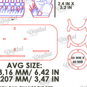Intra απο ξύλο plywood 3mm-4mm πάχος - Πασχαλινό Αυγό Βάση LaserCut. 3D Αυγοθήκη Δίασταση 15x15 cm INTRAFABR-118209178 - Image 2