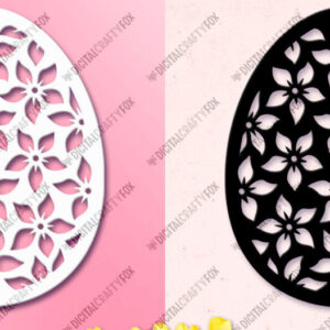 Intra απο ξύλο plywood 3mm-4mm πάχος - Πασχαλινό αυγό ,  κομμένο αυγό λουλουδιών Δίασταση 6x6 cm INTRAFABR-115642285