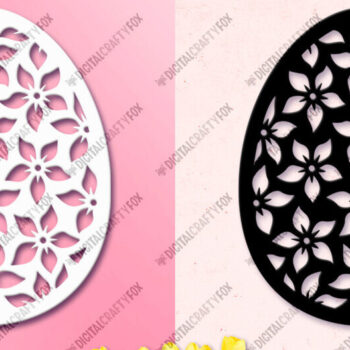 Intra απο ξύλο plywood 3mm-4mm πάχος - Πασχαλινό αυγό ,  κομμένο αυγό λουλουδιών Δίασταση 6x6 cm INTRAFABR-115642285 - Image 1