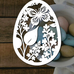 Intra απο ξύλο plywood 3mm-4mm πάχος - Πασχαλινό αυγό  I Σχέδιο  κοπής χαρτιού Δίασταση 15x15 cm INTRAFABR-115494360