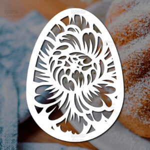 Intra απο ξύλο plywood 3mm-4mm πάχος - Πασχαλινό αυγό  I Σχέδιο  κοπής χαρτιού Δίασταση 15x15 cm INTRAFABR-115493990