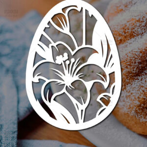 Intra απο ξύλο plywood 3mm-4mm πάχος - Πασχαλινό αυγό  I Σχέδιο  κοπής χαρτιού Δίασταση 15x15 cm INTRAFABR-115494371